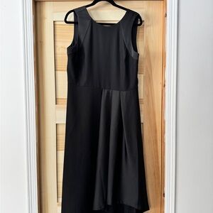 Banana Republic Black Sleeveless Midi Dress